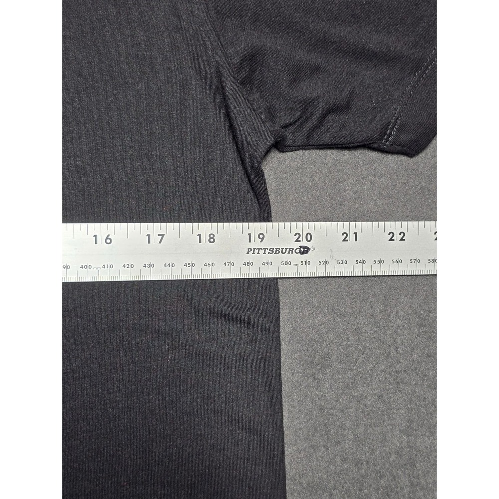 Troll Co. Men's Black Short Sleeve Pullover Shirt Size Medium Workwear - Picture 6 of 7